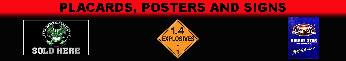 Placards, Posters and Signs