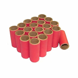 50pc 5/8" id - 1 1/2" long - 1/16" wall Red Kraft Tube