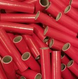 25 pc 1" id -6" Long Red Kraft Tube