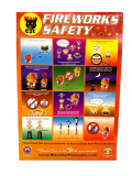 Black Cat Fireworks Safety Poster