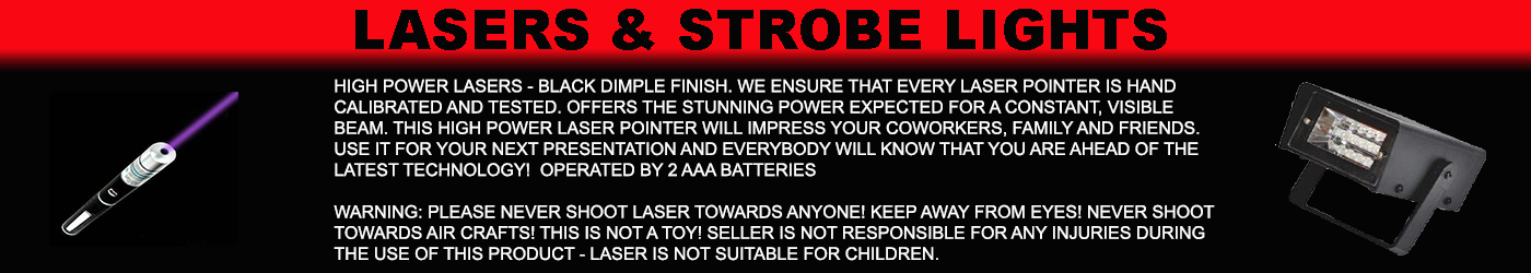 Lasers & Strobe Lights