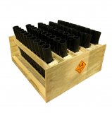 2" Display 50 Shot Rack ~ fan