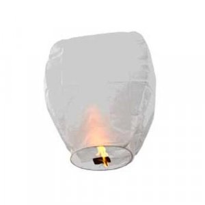 36pc White Sky Lanterns