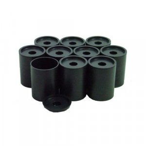 10pc 2.5" Plastic Can