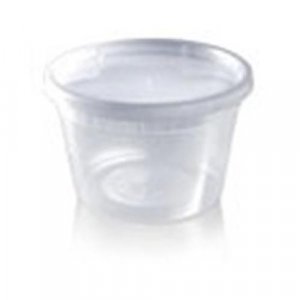 24 16oz Plastic Containers with Lids