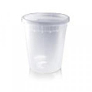 24 32oz Plastic Containers with Lids