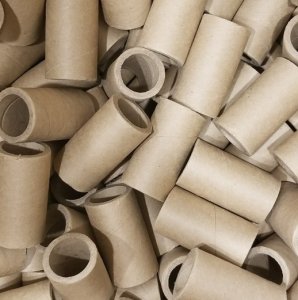 10pc 1.26" id - 3" long - 0.215" wall Heavy Kraft Paper Tube