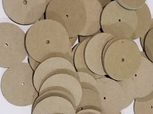 50pc 1.5" Paper Disc w/Hole