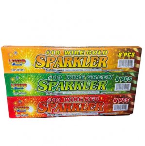 96pc #10 Metal Color Sparkler