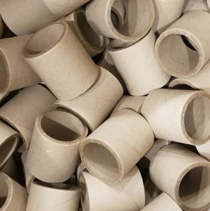 10pc 2.26" id - 3" long - 1/4" wall Heavy Kraft Paper Tube