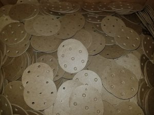 30pc 2.5" Paper Mine Disk x 0.08" Thick