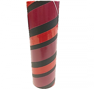 2.5" id -  12" long  - .115" wall Kraft Tube Black, Red and Maroon