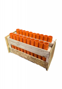 20 Shot Rack - Straight - with 12" DR-11 Mortars