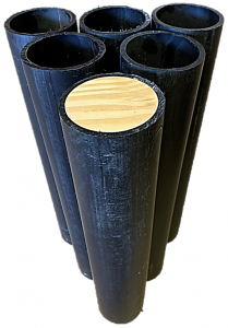 4" HDPE DR21 Mortar Tube