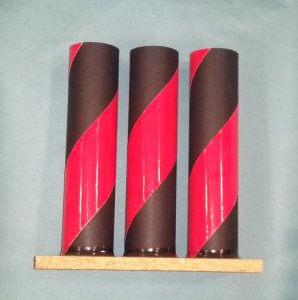 3 Musketeer Tube Red & Black