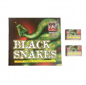 6pc Black Snakes