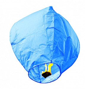 1 pc Sky Blue Sky Lantern