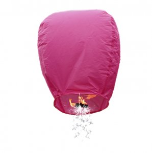 1pc Pink Shooting Star Sky Lantern