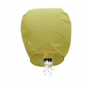 1pc Yellow Shooting Star Sky Lantern