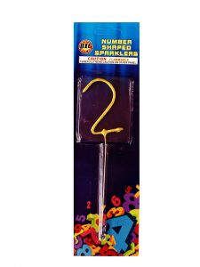 Number Shape Sparkler 2