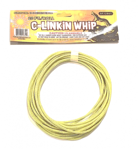 12 Packs of 3mm Yellow Cannon Fuse - 39 to 43s per foot