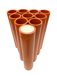 1.91" x 8" Orange HDPE DR11 Mine Tube