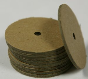 10pc 2" Paper Disc with 3/16" hole