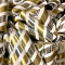 10pc 1.25" ID x 6" Gold, White and Silver Foil Kraft Tube