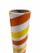 3" id -  15" long  - .150" wall  Kraft Tube Yellow, White and Orange