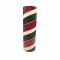 2.5" id -  12" long  - .115" wall Kraft Tube Maroon, Black and White