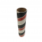 2.5" id -  12" long  - .115" wall Kraft Tube White, Black and Red