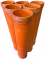 (10pc) 3" x 17.75"  Fiberglass Mortar Tube