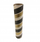 3" id -  15" long  - .150" wall  Kraft Tube Black, White and Gold