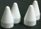 10 Piece Nose Cone - Large White