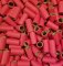 50pc 1" id - 2 1/2" long - 1/8" wall Red Matte Tube