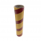 3" id -  15" long  - .150" wall  Kraft Tube Yellow and Maroon